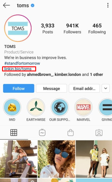toms instagram