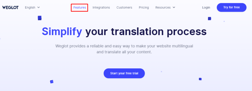 weglot features page 1