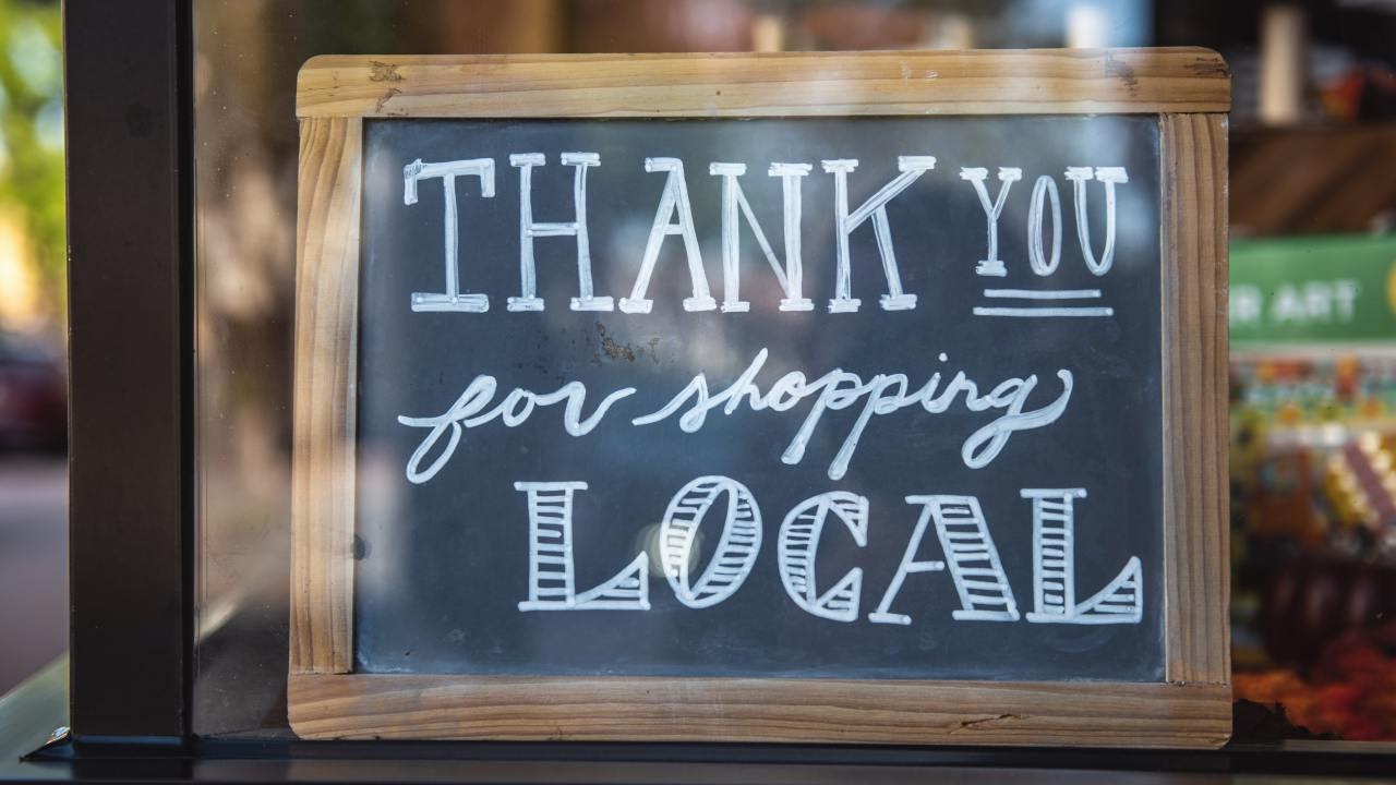 thanks for shopping local