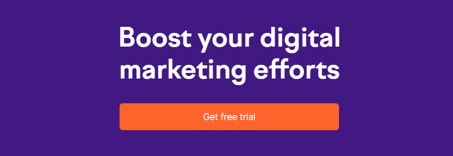 Free trial by Semrush - lead magnet examples