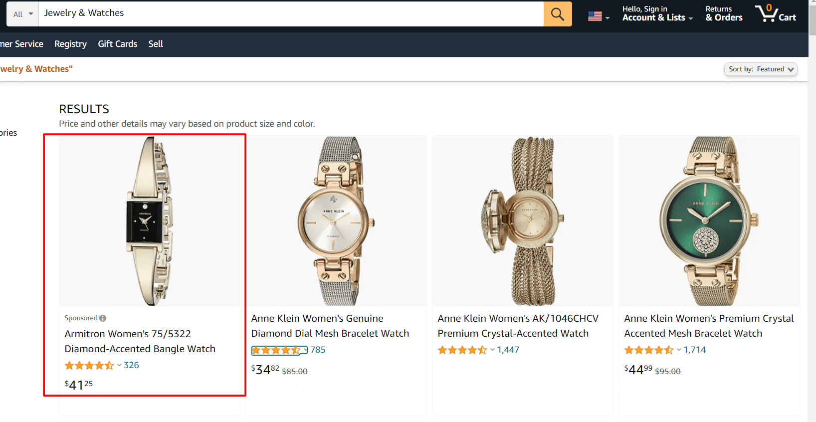 category specific targeting Amazon ads