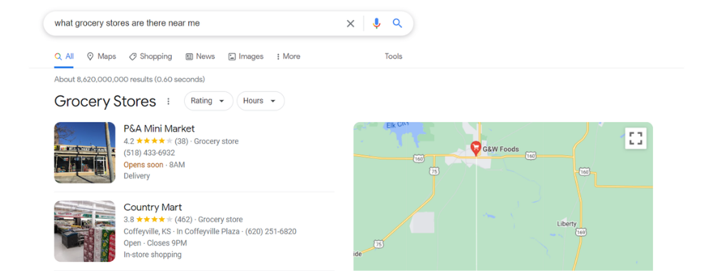 voice SEO for local search