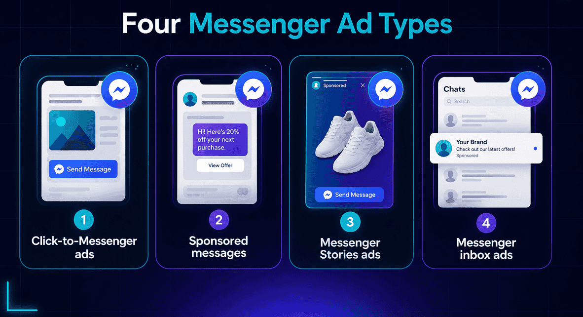 Messenger ad types
