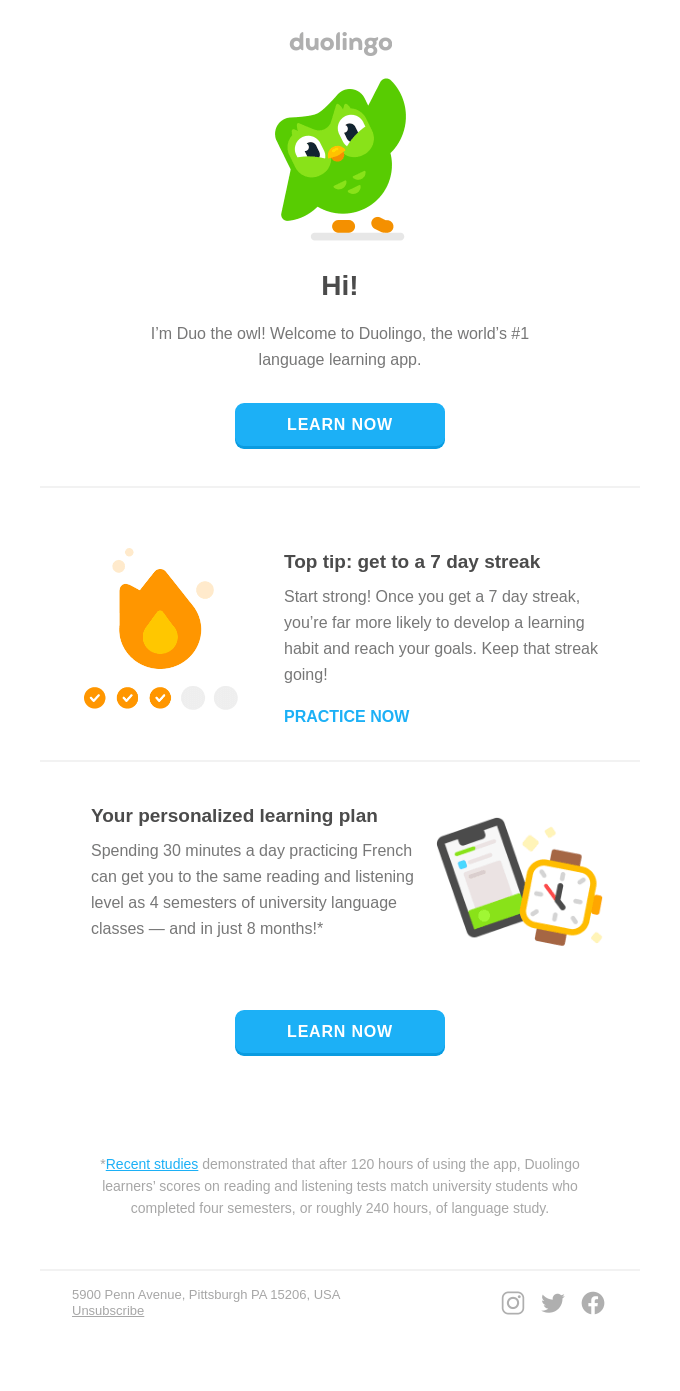 Duolingo-Welcome-Email