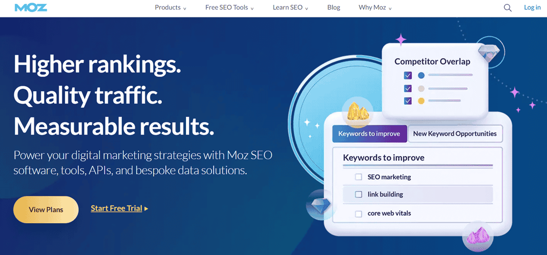 Moz Homepage 