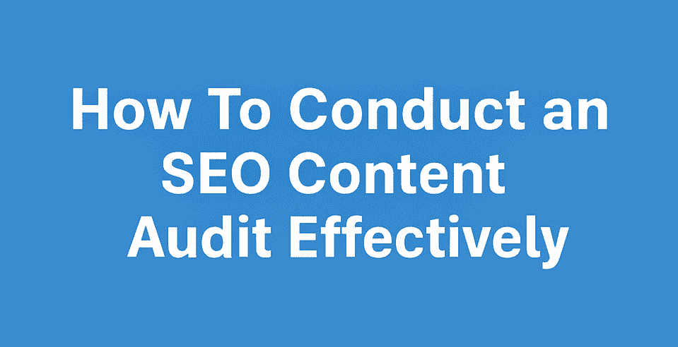 content audit methods